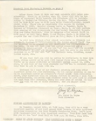 Click to view full size image
==============
1980 Summer Band Letter
Page 2
1980 Summer Band Letter
Page 2